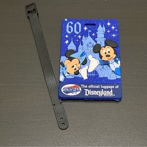 DISNEY Disneyland Resort 60th Anniversary Luggage Tag